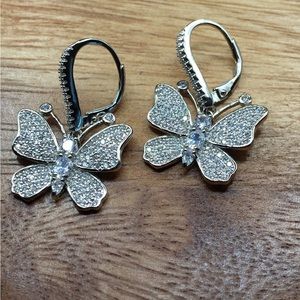 Butterfly 🦋 earrings (sterling silver)